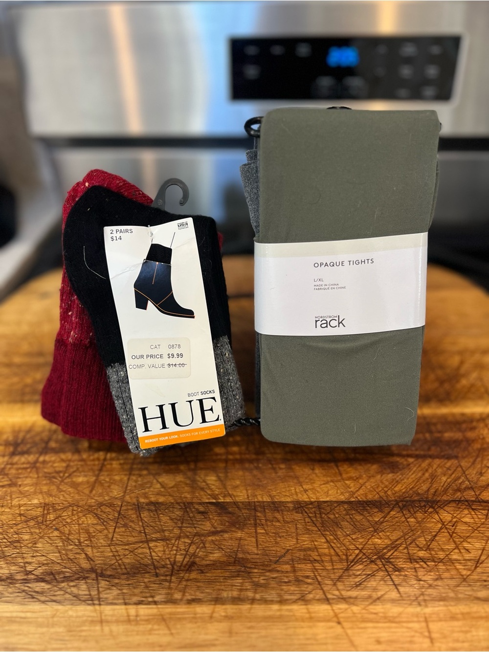 VTG Deadstock HUE Boot Socks & Nordstrom Rack Opaque Tights Set 🧦